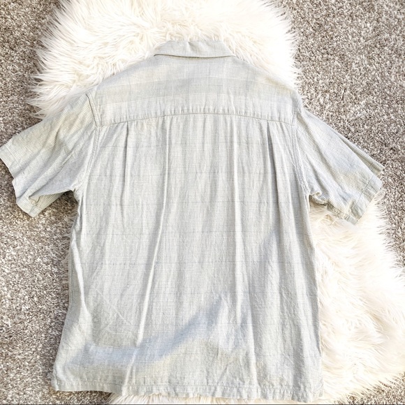 Vintage | Marc Edwards | Plaid Linen Button Down Shirt - Picture 4 of 4